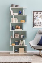 Bücherregal in Weiß - 70x24x191cm (LxBxH)