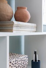 Bücherregal in Weiß - 70x24x191cm (LxBxH)