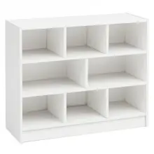 Bücherregal in Weiß - 80x30x69cm (LxBxH)
