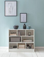 Bücherregal in Weiß - 80x30x69cm (LxBxH)