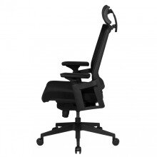 Bürostuhl in Schwarz aus Stoff 20.000 Scheuertouren - 60x65x128cm (LxBxH)
