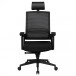 Bürostuhl in Schwarz aus Stoff 20.000 Scheuertouren - 60x65x128cm (LxBxH)