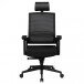 Bürostuhl in Schwarz aus Stoff 20.000 Scheuertouren - 60x65x128cm (LxBxH)