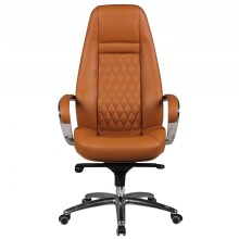 Bürostuhl in Braun aus Echtes Leder - 70x68x130cm...
