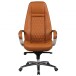 Bürostuhl in Braun aus Echtes Leder - 70x68x130cm (LxBxH)