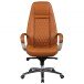 Bürostuhl in Braun aus Echtes Leder - 70x68x130cm (LxBxH)