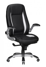 Bürostuhl in Schwarz - 58x72x128cm (LxBxH)
