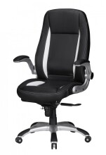 Bürostuhl in Schwarz - 58x72x128cm (LxBxH)