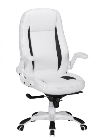 Bürostuhl in Weiß - 72x58x128cm (LxBxH)