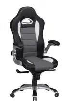 Bürostuhl in Schwarz - 55x65x126cm (LxBxH)
