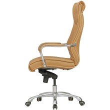 Bürostuhl in Beige - 61x60x126cm (LxBxH)