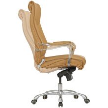 Bürostuhl in Beige - 61x60x126cm (LxBxH)