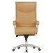 Bürostuhl in Beige - 61x60x126cm (LxBxH)