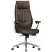 Bürostuhl in Braun aus Echtes Leder - 58x67x125cm (LxBxH)