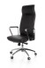 Bürostuhl in Schwarz aus Echtes Leder - 54x61x127cm (LxBxH)