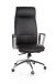 Bürostuhl in Schwarz aus Echtes Leder - 54x61x127cm (LxBxH)
