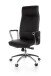 Bürostuhl in Schwarz aus Echtes Leder - 54x61x127cm (LxBxH)