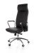 Bürostuhl in Schwarz aus Echtes Leder - 54x61x127cm (LxBxH)