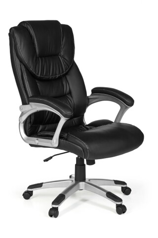 Bürostuhl in Schwarz - 67x60x122cm (LxBxH)