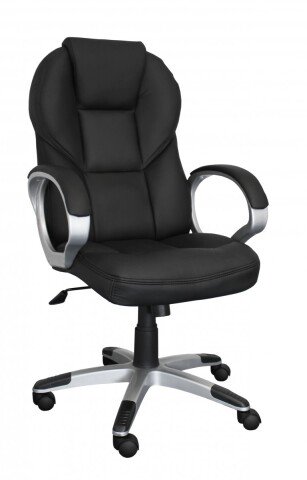Bürostuhl in Schwarz - 63x57x115cm (LxBxH)