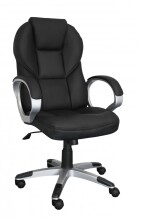 Bürostuhl in Schwarz - 63x57x115cm (LxBxH)