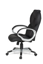 Bürostuhl in Schwarz - 63x57x115cm (LxBxH)