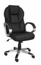 Bürostuhl in Schwarz - 63x57x115cm (LxBxH)