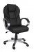 Bürostuhl in Schwarz - 63x57x115cm (LxBxH)