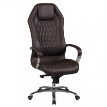 Bürostuhl in Braun aus Echtes Leder - 70x67x136cm...