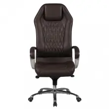 Bürostuhl in Braun aus Echtes Leder - 70x67x136cm...