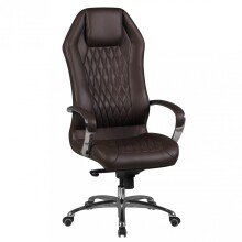 Bürostuhl in Braun aus Echtes Leder - 70x67x136cm...