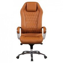 Bürostuhl in Braun aus Echtes Leder - 70x67x136cm...