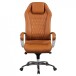 Bürostuhl in Braun aus Echtes Leder - 70x67x136cm (LxBxH)
