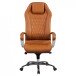 Bürostuhl in Braun aus Echtes Leder - 70x67x136cm (LxBxH)