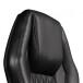 Bürostuhl in Schwarz aus Echtes Leder - 70x67x136cm (LxBxH)