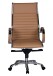 Bürostuhl in Braun aus Echtes Leder - 60x60x122cm (LxBxH)
