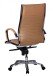 Bürostuhl in Braun aus Echtes Leder - 60x60x122cm (LxBxH)
