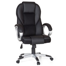 Bürostuhl in Schwarz - 57x63x119cm (LxBxH)