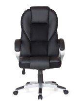 Bürostuhl in Schwarz - 57x63x119cm (LxBxH)