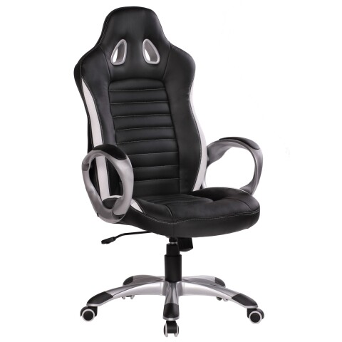 Bürostuhl in Schwarz - 67x66x131cm (LxBxH)