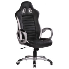 Bürostuhl in Schwarz - 67x66x131cm (LxBxH)