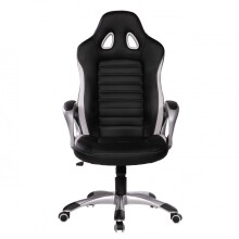 Bürostuhl in Schwarz - 67x66x131cm (LxBxH)