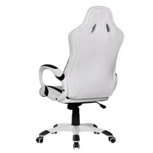 Bürostuhl in Weiß - 67x66x131cm (LxBxH)
