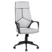 Bürostuhl in Grau aus Stoff - 70x63x129cm (LxBxH)