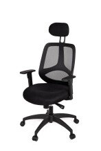 Bürostuhl in Schwarz - 57x61x127cm (LxBxH)