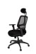 Bürostuhl in Schwarz - 57x61x127cm (LxBxH)