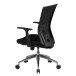 Bürostuhl in Schwarz aus Stoff - 70x63x107cm (LxBxH)