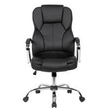 Chefsessel in Schwarz - 70x70x123cm (LxBxH)