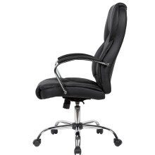 Chefsessel in Schwarz - 70x70x123cm (LxBxH)