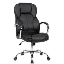Chefsessel in Schwarz - 70x70x123cm (LxBxH)